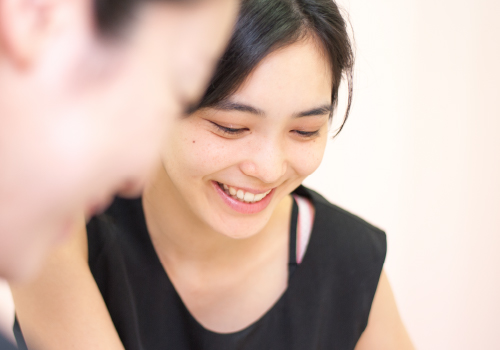 矯正後のサポートの様子