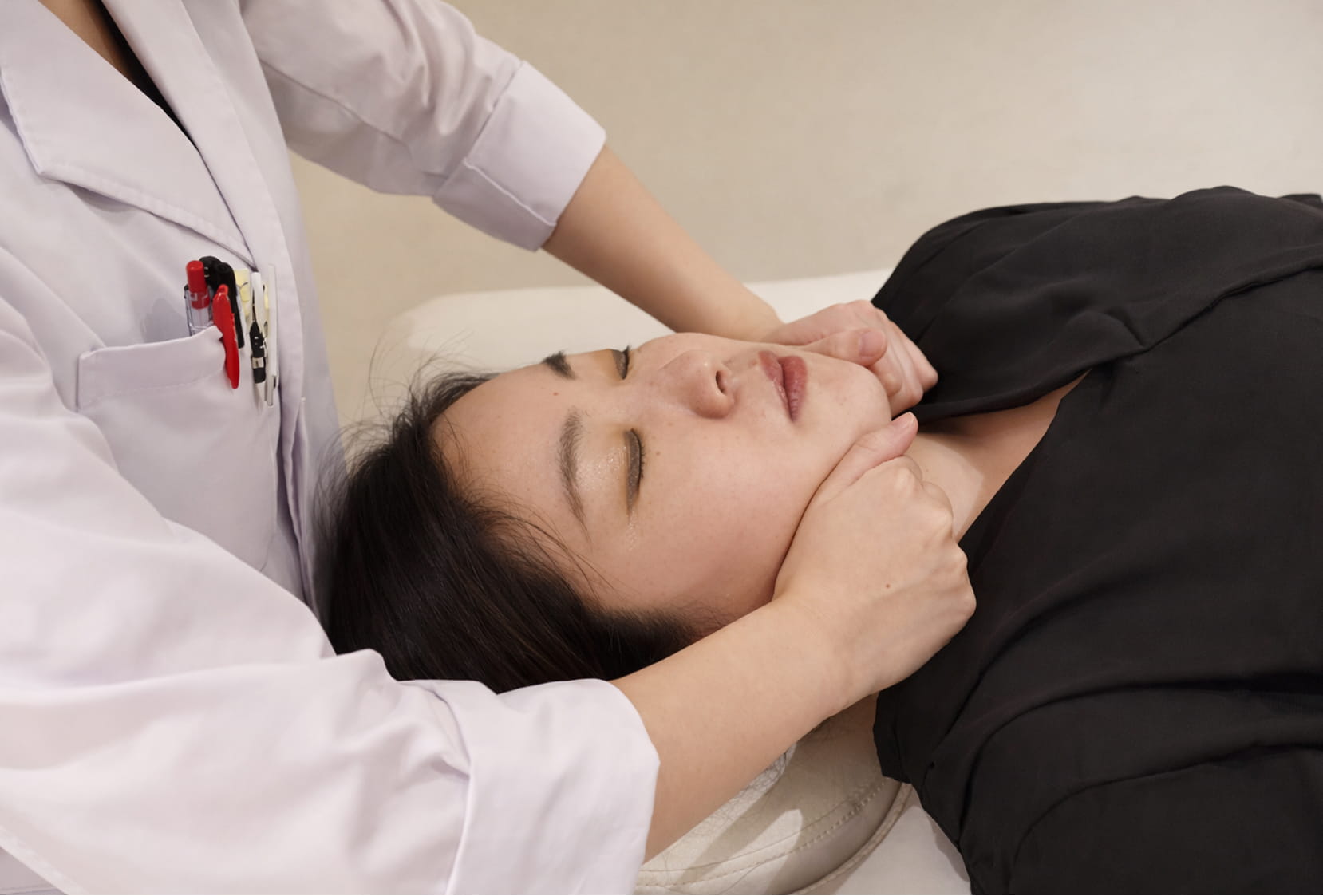 午後のサロンワーク